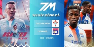 Kèo bóng đá Celta de Vigo vs Lyonnais hôm nay ngày 13/03/2026 - Europa League